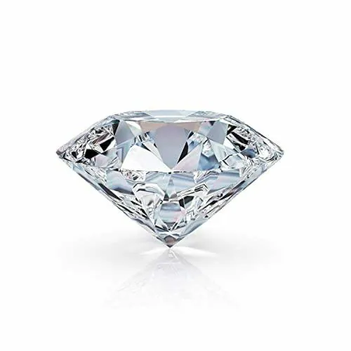 BAGUE Natural Transparent Cubic Zirconia Gemstone 3.5 Carat