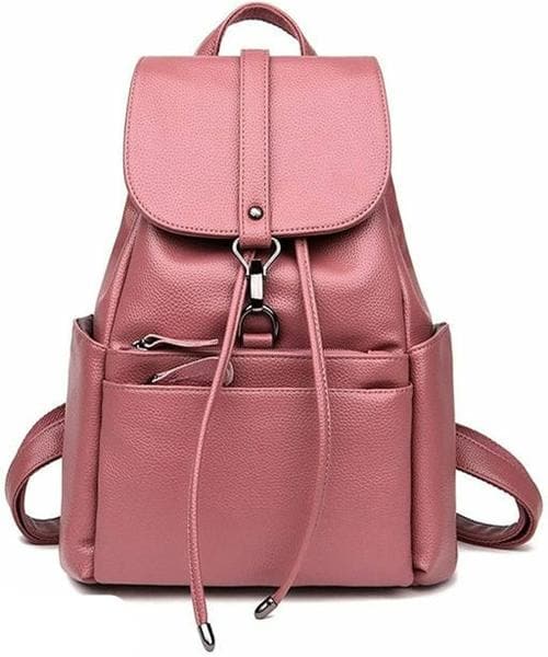 Buy JAISOM Beautiful Women's PU Leather College Backpack Online at Best ...