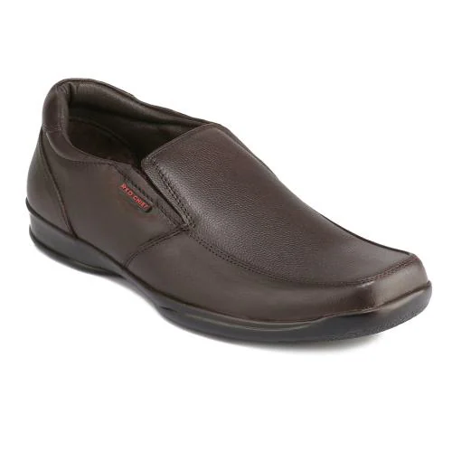 Red Chief Black Leather Formal Shoes for Men
