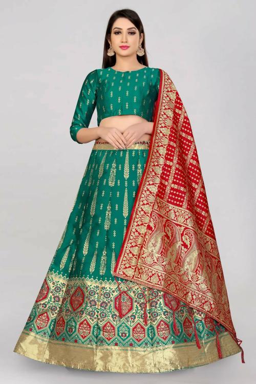 Fancy Banarasi Lehenga choli Dupatta