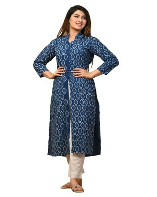 Nakh Women Mulmul Cotton Kurta with Pants