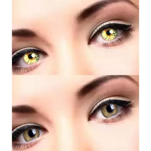 Color Eye The Best Gold, Hazel Color Contact Lens For Your Best Eye Color look