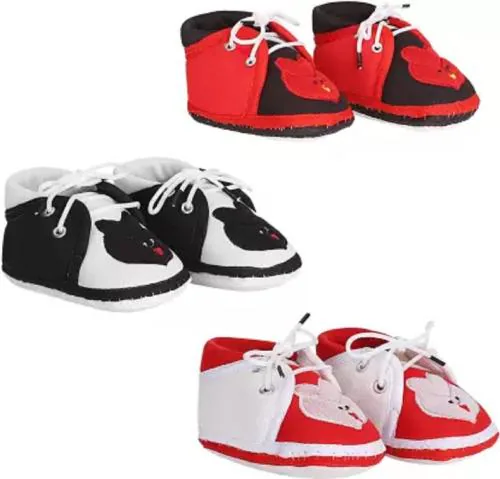 Outlife Cotton Booties For Baby Boys (Toe to Heel Length - 6 cm, Multicolor)