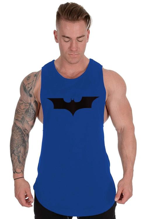 THE BLAZZE Men's Solid Round Neck Sleeveless Vest