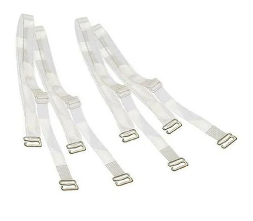 Transparent bra straps