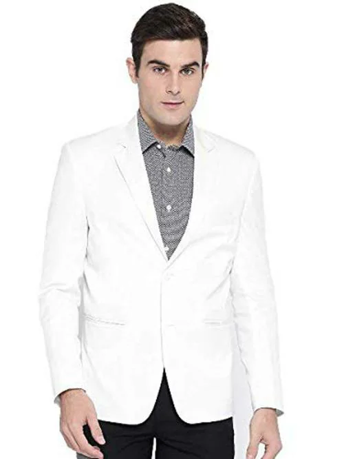 Luxrio Men White Blazer