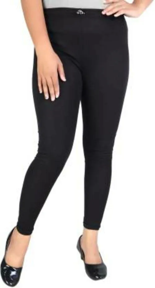 PRIYA TRENDZ Churidar Western Wear Legging (Black, Solid)