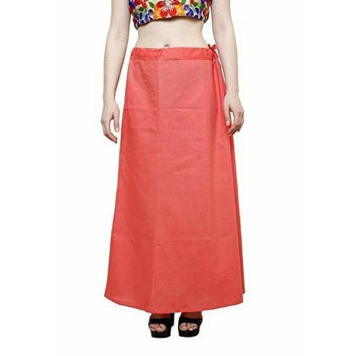 IGNOTO Readymade Saree Shapewear Petticoat for Women, Cotton Blended Shape Wear Dress for Saree (Free Size)(GAJRI-PETTICOAT)