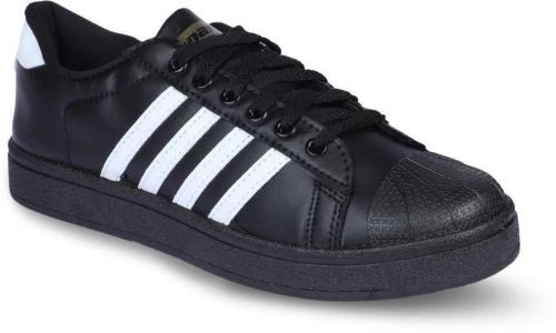 Sparx Men SM-323 Black White Casual Shoes