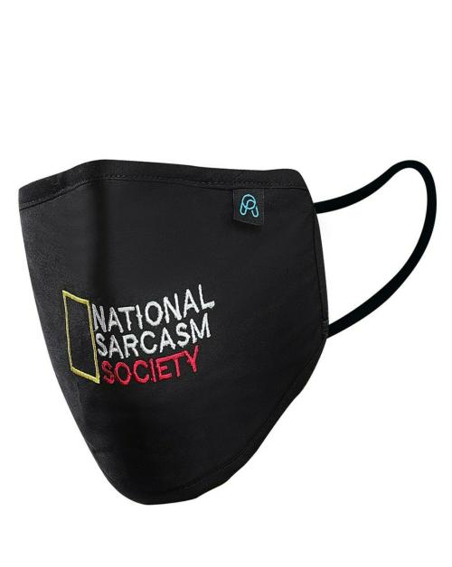 Papa Brands Black Typographic Masks