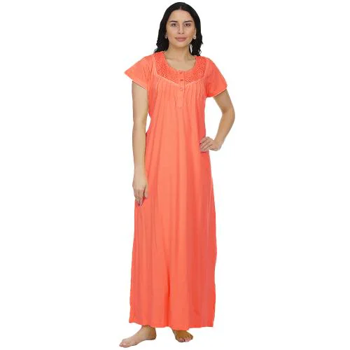 Honeydew 100% cotton hosiery Orange nighty