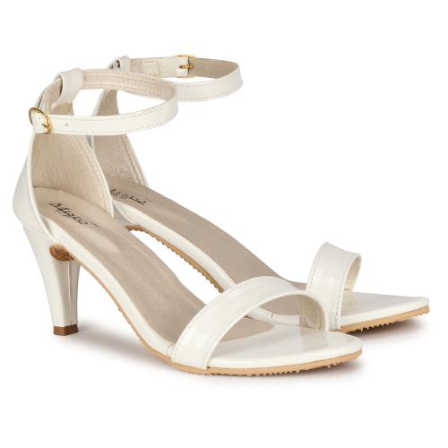 Misto Women White Stiletto Heels