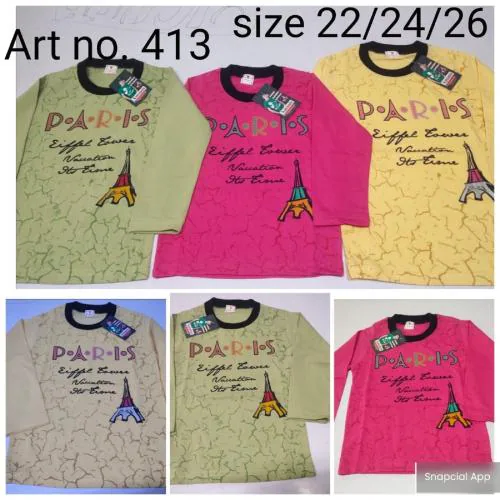 HESSAIN CLOTH Boy's Regular Fit Full Sleeves T-Shirt (Pack of 3)Size- 2-3 Years