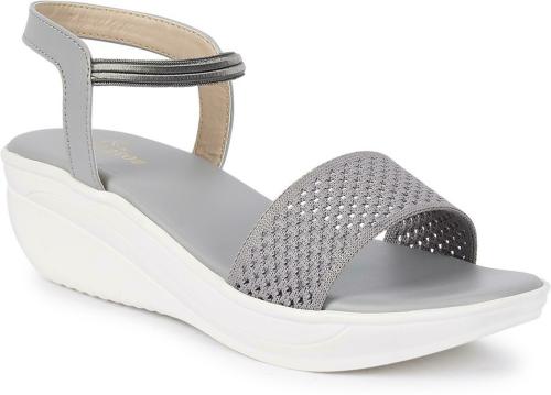 Zapatoz Women Grey Heels