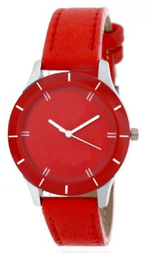 Buy HRV Red Dial Red Strap Analog Watch For Women Online at Best Prices