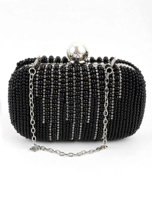 Odette Black Women Clutch