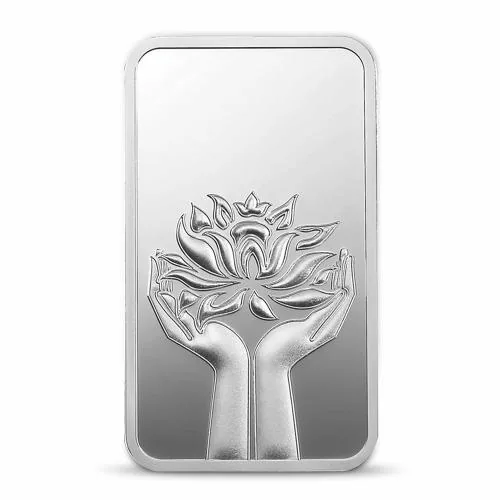 MMTC-PAMP Purity 100 g Lotus Silver Bar