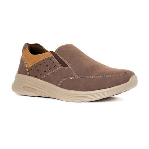 Khadim Turk Brown Slip On Casual Shoe for Men