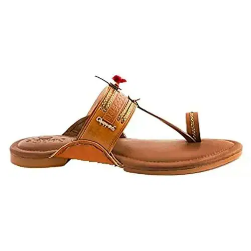 Chappers Men's Leather Royal Kolhapuri Slippers