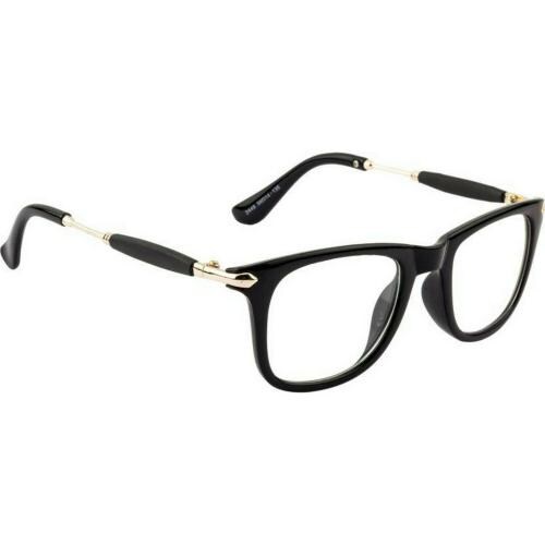Clear Lens Black Frame Wayfarer Sunglasses for Men and Women