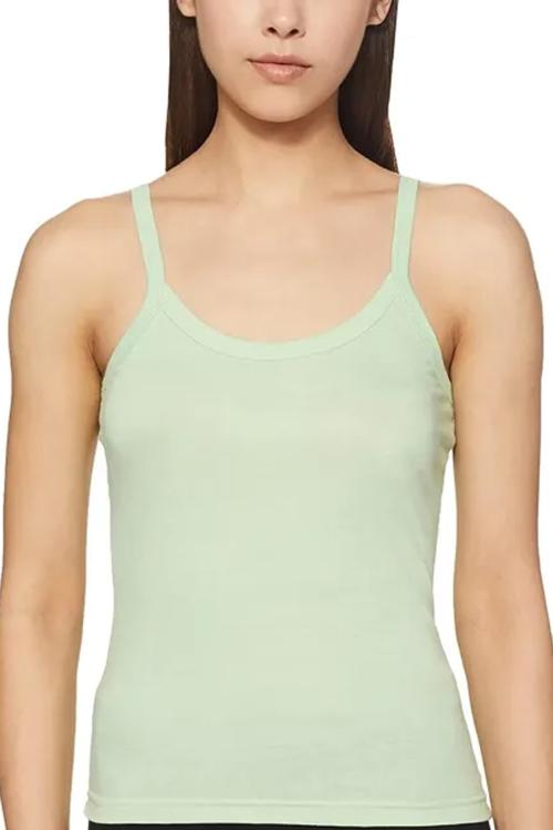 Kex Pista Green women Solid Strip Camisole Girls Camisole Kids Camisole women Camisole Camisole for women Camisole for Girls Camisole
