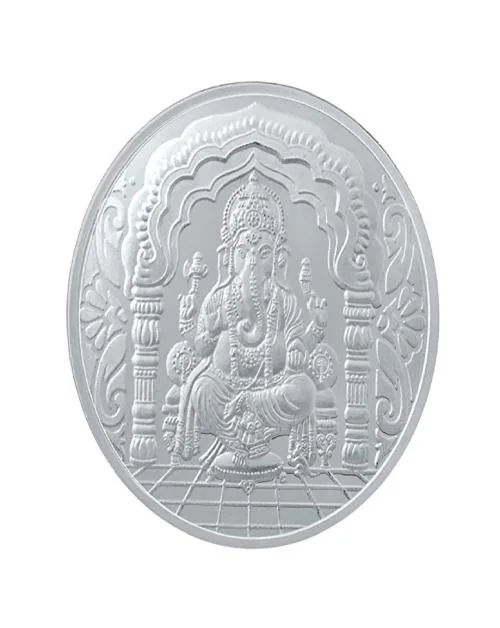 Bangalore Refinery 999 Silver Lord Ganesha Coin 50g