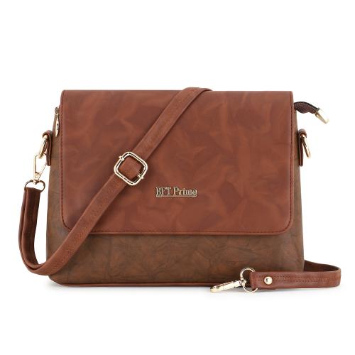 BFT Prime Brown Sling bag For Women's/Girls