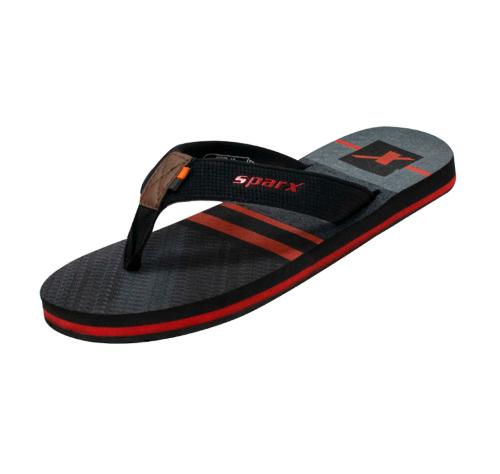 SPARX Black Slippers SFG-49 For Men
