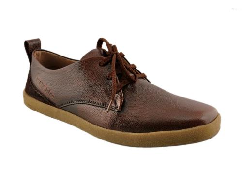 BCK by Buckaroo CORBIN FullGrain Natural Leather Brown Casual Shoes For Men