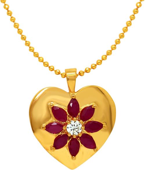 Buy Mahi GoldPlated Alloy Pendant For Women (Ps1192801G) Online at
