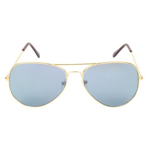 Criba_Avaitor Style_Gold-Grey_Unisex Sunglasses