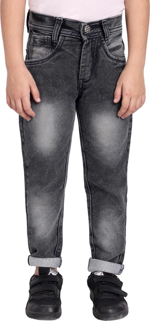 Kcoy Boys Black Denim Slim Jeans (10-11 Years)
