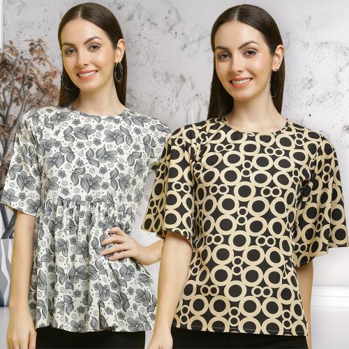 Poshyaa Premium Trendy Tops & Tunics For Women - Pack of 2