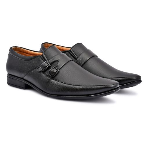 MOOCOOZIN Premium Black Formal Shoe For Men (Black)