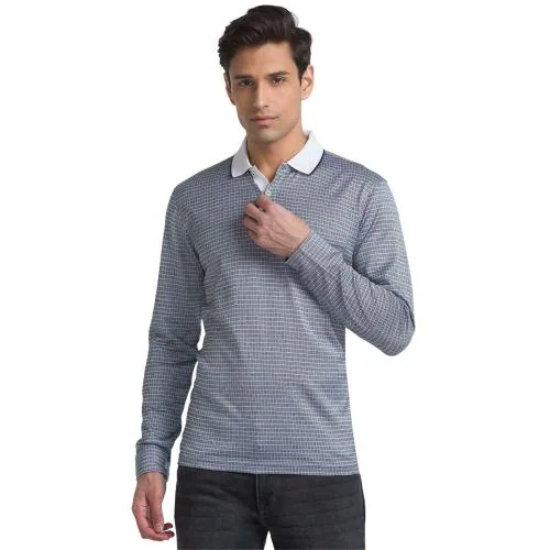 Raymond Men Regular Fit 100% Cotton Polo T-shirt