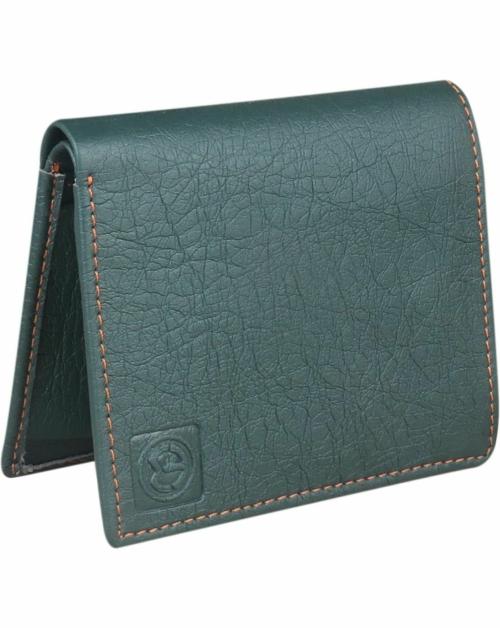 TnW Green Artificial Leather Wallet - Mini