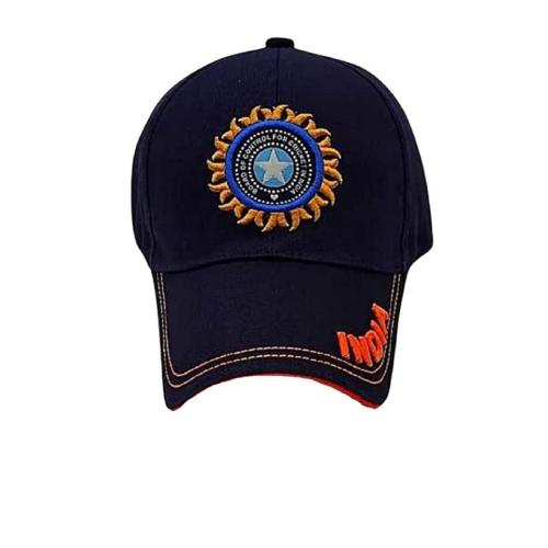 FASHOLIC Cricket Cap Original Quality Head Caps for Men Unisex Mens Cap Branded with Adjustable Buckle Caps Men for All Sports Cricket Caps for Men Women Fans Sports Caps (Navy Blue)