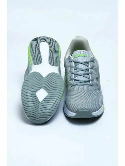 Buy DECANE Power Champ Lace Up Lightweight Running Shoes10Light Grey