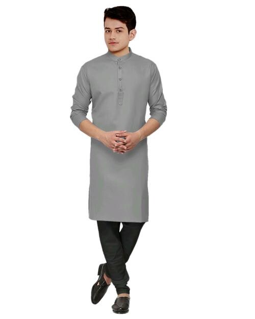 Trustous Present Men's Cotton Kurta With Pyjama