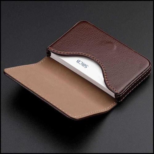 Sonrisa Brown 10-Slots Card Holder
