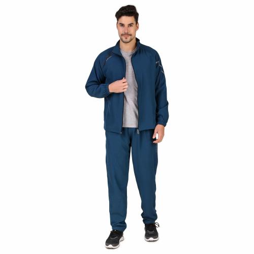 EdenSports Men's Tracksuit Athletic Full Zip Casual Sports Jogging Gym Sweatsuit(Air Force,Size-M)