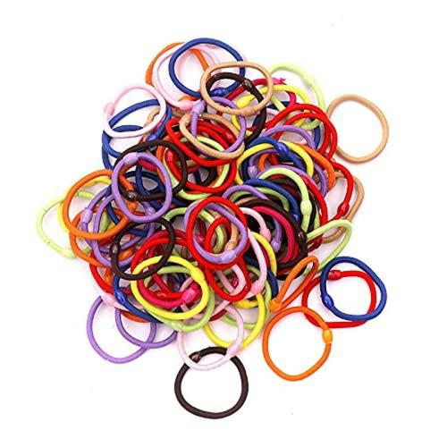 Buy HONBON Multicolored Rubber Hair Rubber Bands Girls Online at Best