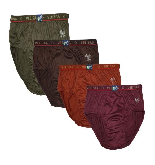VEE SAA MENS TOP BRIEF (PACK OF 4)_L