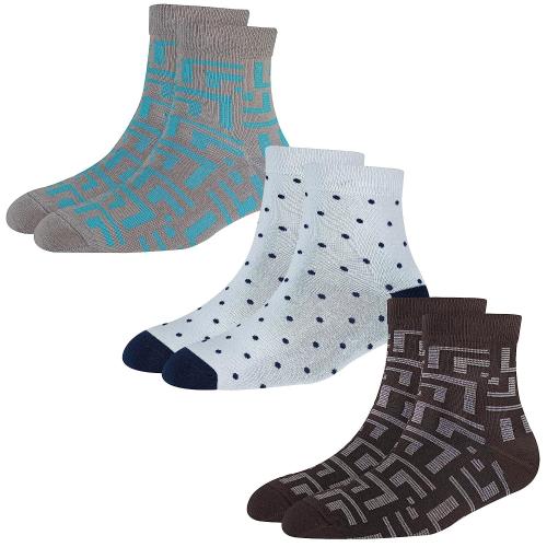 Buy Cotstyle Multicolor Cotton Ankle Length Socks Free Size (pack of