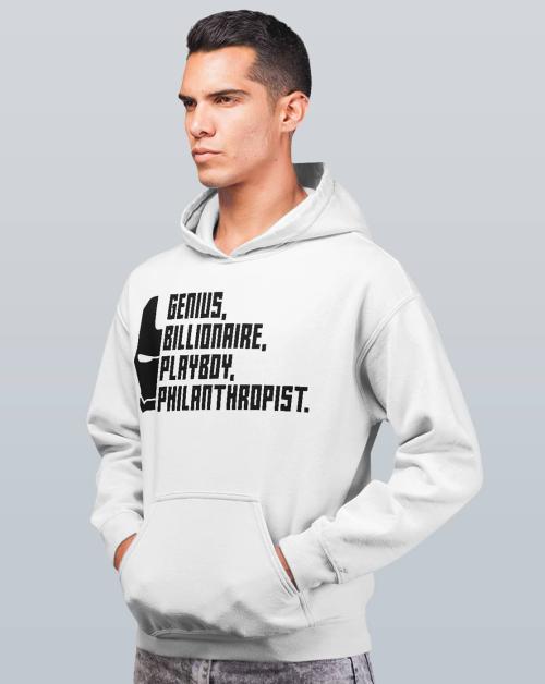 Macmerise The Billionaire Avenger Mens Hoodie