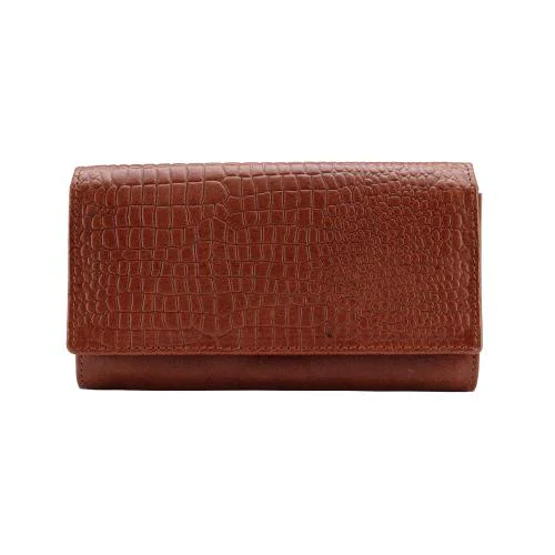 FINELAER Leather Clutch Purse Wallet for Women