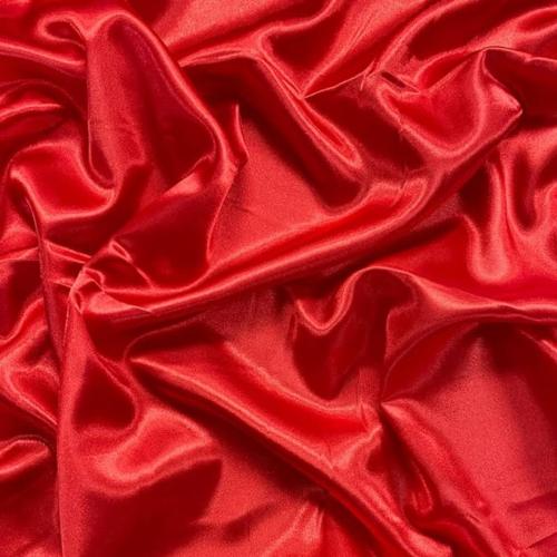 BINI Crimson Red Liquid Diamond Satin Fabric Material, Use for Gown, Decoration, Pillow Cover, Scrunchies Ect. 44/45