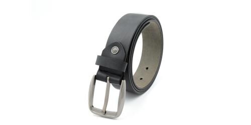 MARSHLOOK Men's Genuine Leather Belt | Premium Quality Adjustable Buckle | Durable, Stylish, and Comfortable Belt for Casual, Formal, and Everyday Wear - Perfect for Jeans, Suits, and Trousers(Black)