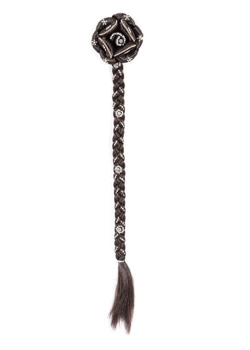 Buy NAVMAV Black Synthetic Panjabi Style Parandi Hair Extension Online at Best Prices in India