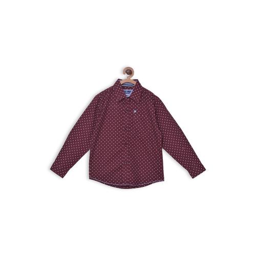 612 League Boys Shirts in Maroon Color